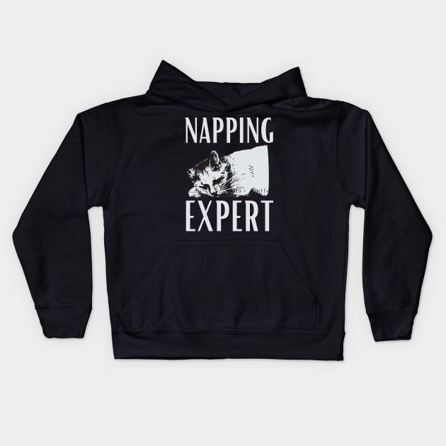 Napping expert Kids Hoodie by NomiCrafts